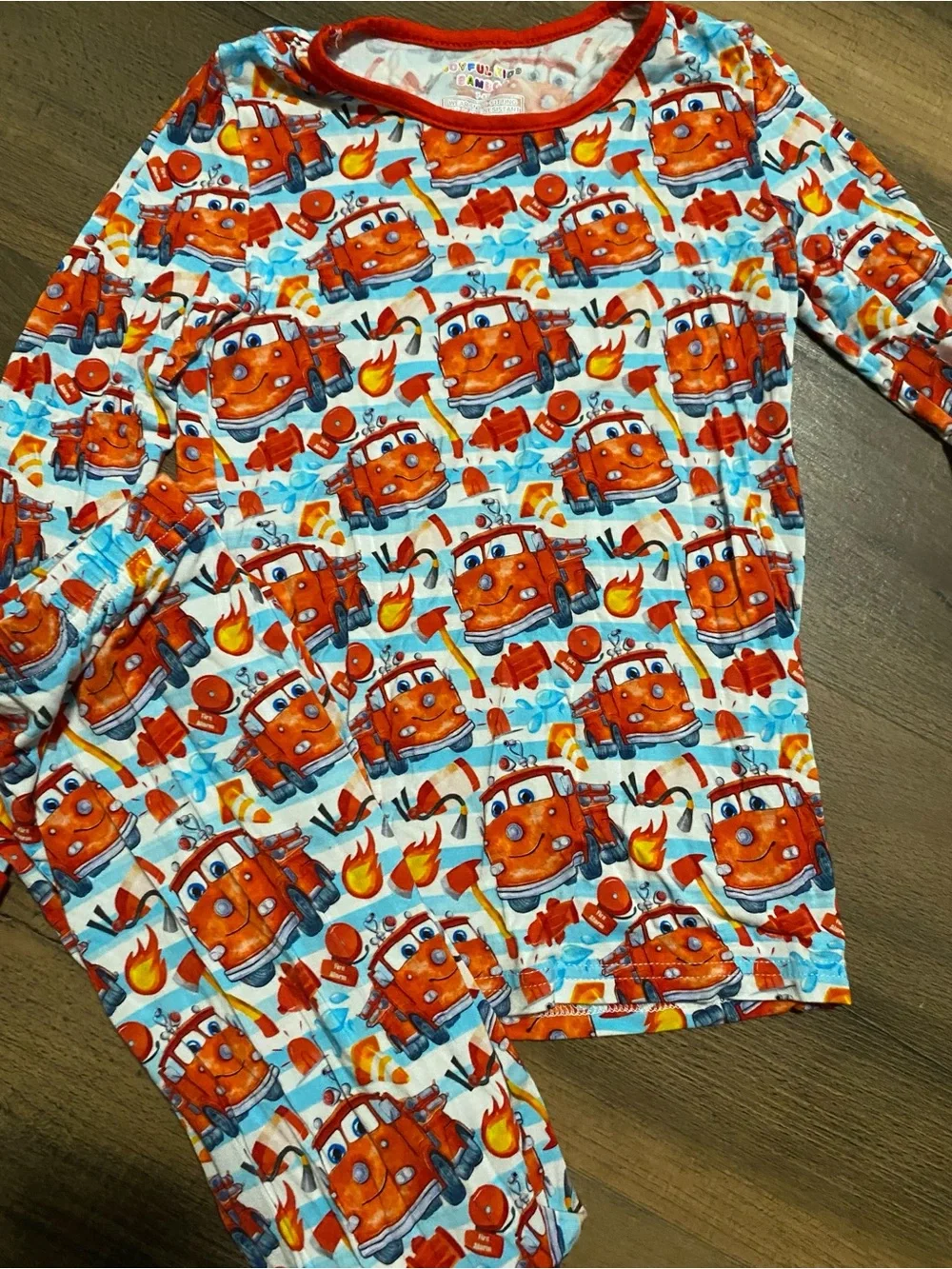 7/8 bamboo Long-Sleeve Pajama set EUC
